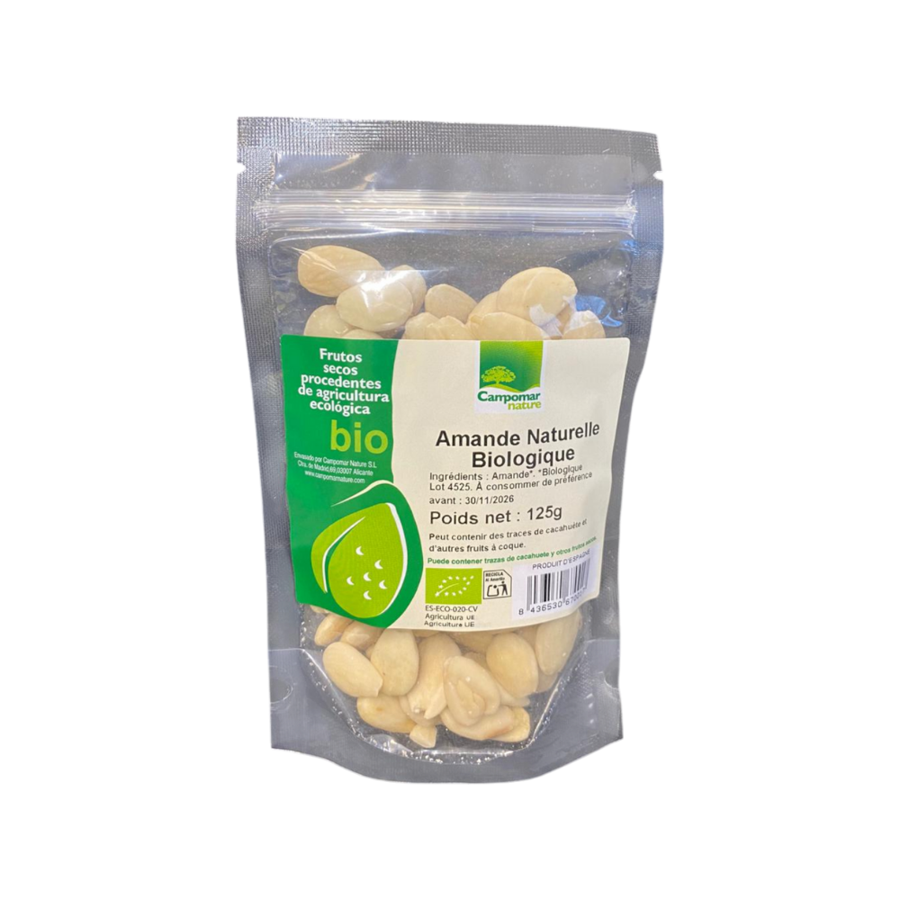 amande naturelle bio