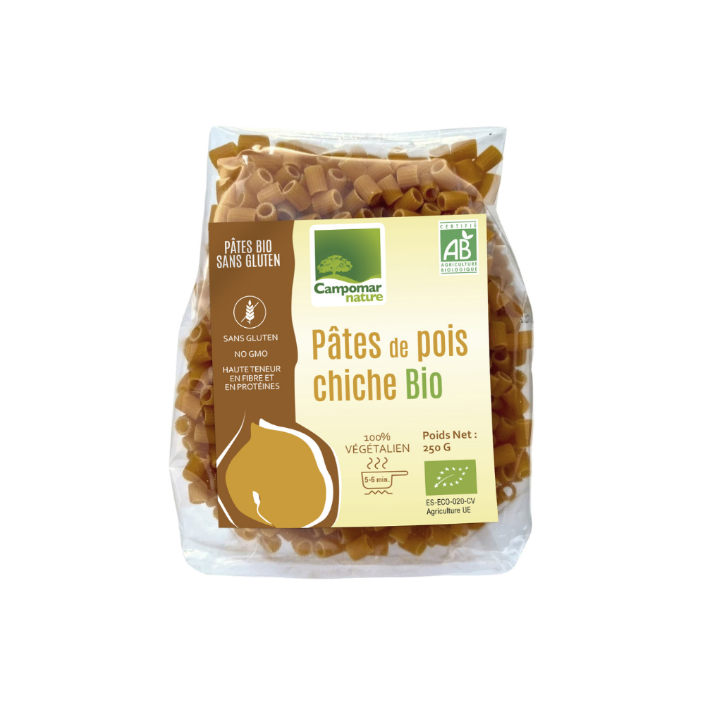 pates de pois chiche bio