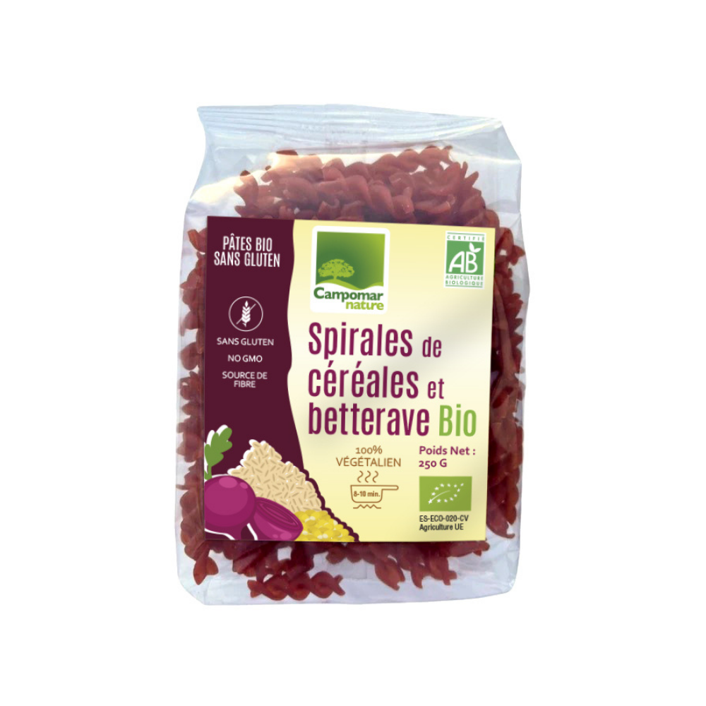 spirales de cereales betterave bio